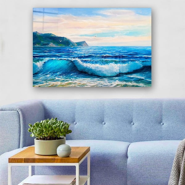 Klaasist maal 100x70 cm Horizon - Wallity-image-1