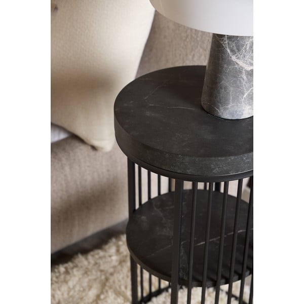 Must marmori imitatsiooniga öökapp Strington - Actona-image-2