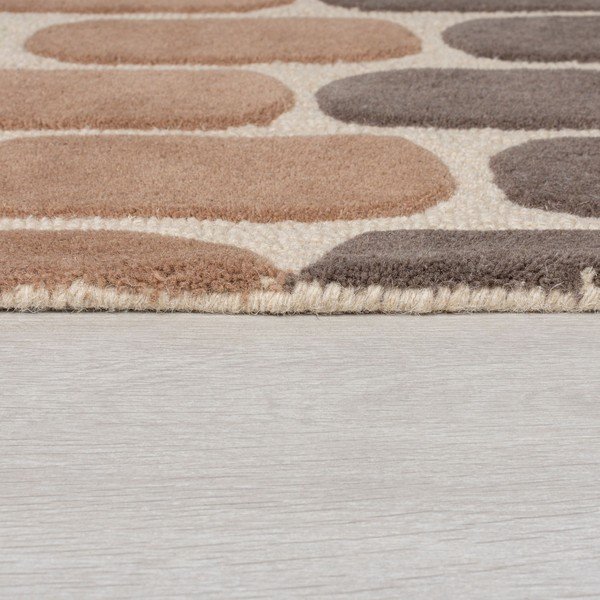 Pruun/beež villane vaip 200x290 cm Fossil - Flair Rugs-image-3