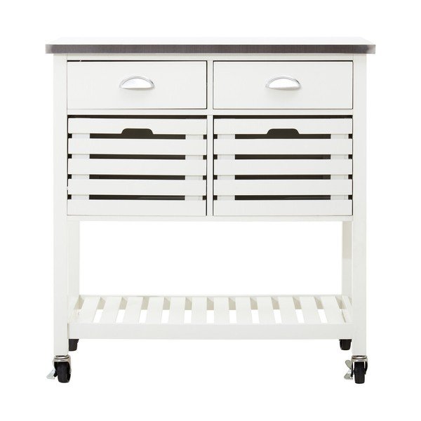 Serveerimislaud ratastel 46x86 cm Frankfurt - Premier Housewares-image-1