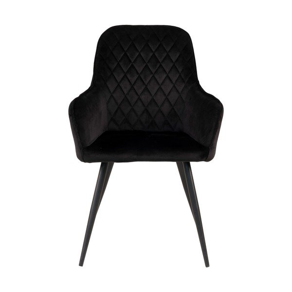 Mustad sametist söögitoolid 2-st komplektis Harbo - House Nordic-image-2