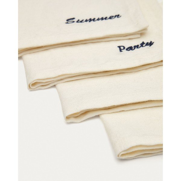 Tekstiilist salvrätikud, 4 tk komplektis Vallcanera - Kave Home-image-3