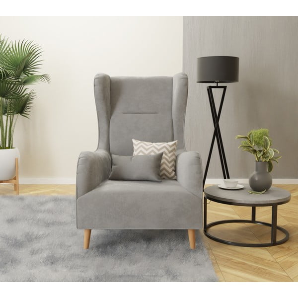 Helehall sametist tugitool Carole - Ropez-image-4