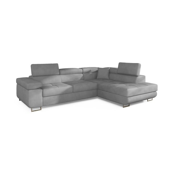 Helehall sametist nurgadiivan, muudetav / koos panipaigaga, parem nurk Anton – ELTAP-image-2