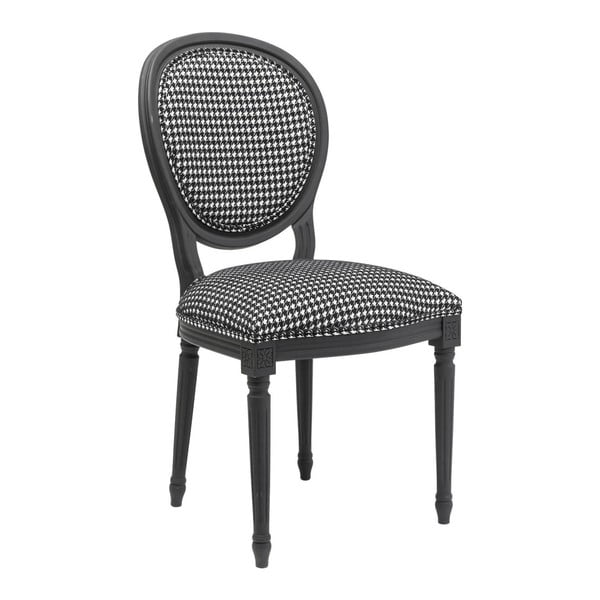 Černobílá jídelní židle Kare Design Pepita