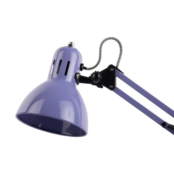 Lilla metallist varjuga laualamp (kõrgus 52 cm) Funky Hobby - Leitmotiv-image-3