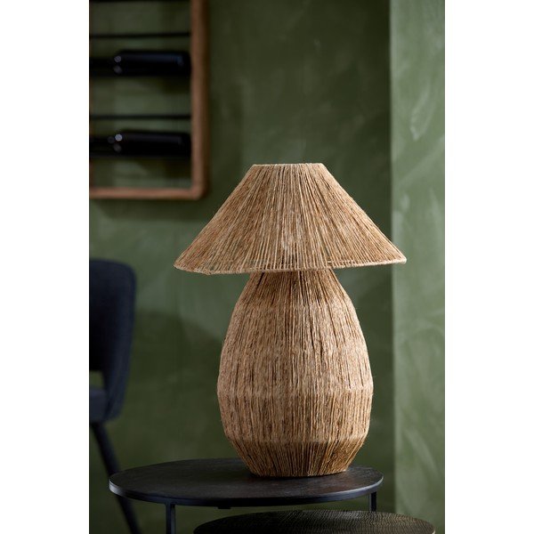 Naturaalse värvi laualamp džuudist varjuga (kõrgus 55 cm) Maruva - Light & Living-image-2