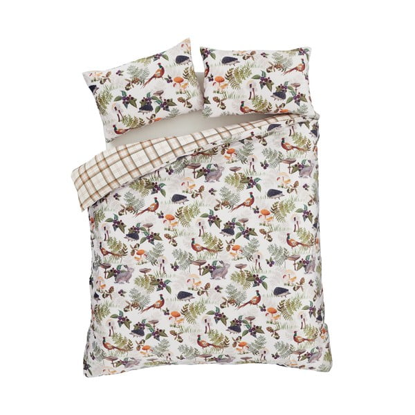 Sametist voodipesu kaheinimesevoodile 200x200 cm Woodland Walk - Catherine Lansfield-image-2