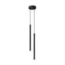 Must metallist rippvalgusti ø 15 cm Fideus - Sollux