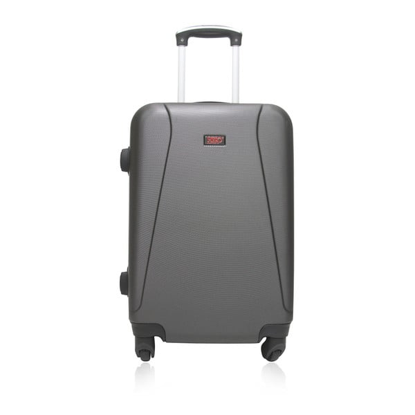 Tmavě šedý cestovní kufr na kolečkách Hero Lanzarote, 36 l
