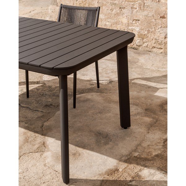 Metallist aiasöögilaud 100x185 cm Izola - Kave Home-image-4