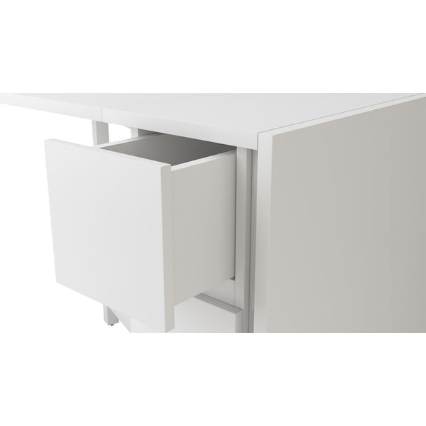 Valge kokkupandav multifunktsionaalne laud Kungla - Woodman-image-4