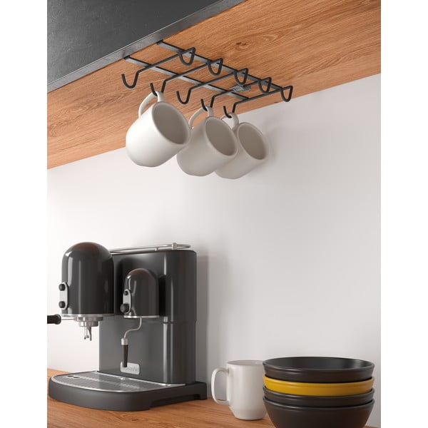 Must rippuv tassihoidja Lava My Mug - Metaltex-image-1