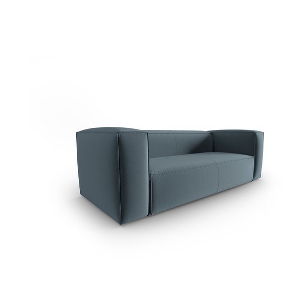 Sinine sametist diivan 200 cm Mackay - Cosmopolitan Design-image-2
