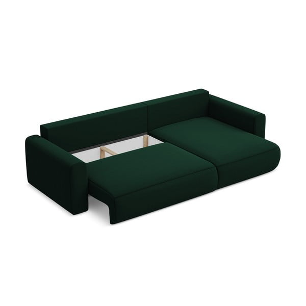 Roheline sametist lahtikäiv/panipaigaga nurgadiivan (parem nurk/laiendiga) Kapua – Makamii-image-4