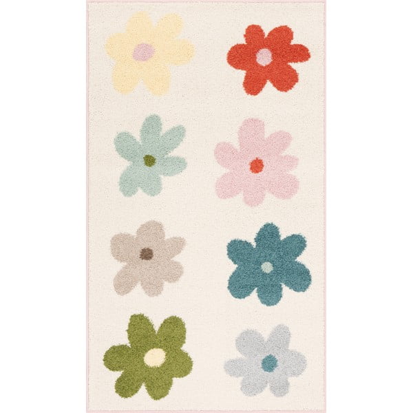 Elevandiluu värvi laste vaip 80x150 cm Dazzy Cream - FD