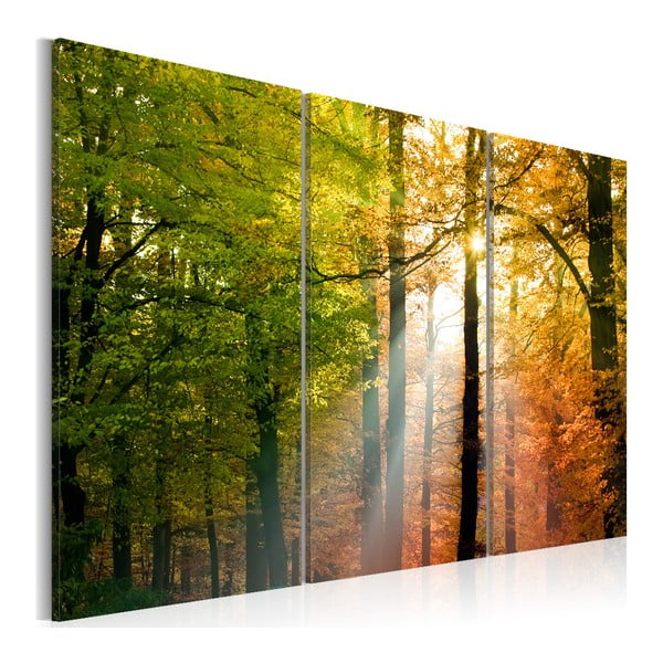 Obraz na plátně Artgeist Autumn Forest, 120 x 80 cm
