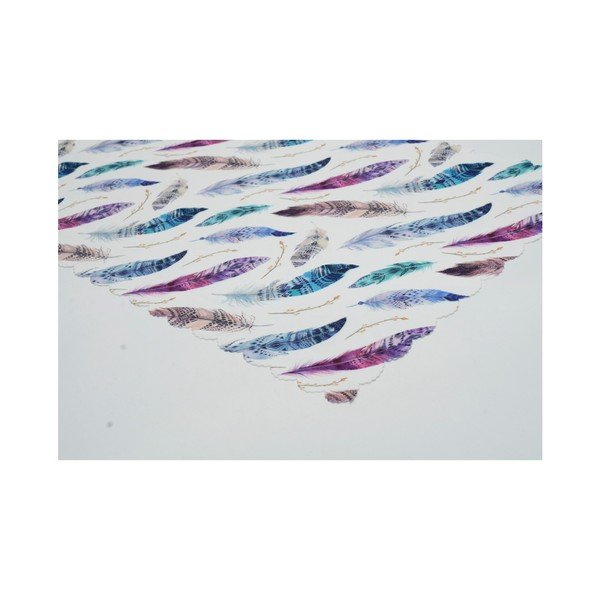 Běhoun na stůl z mikrovlákna Minimalist Cushion Covers Feather, 45 x 145 cm-image-1