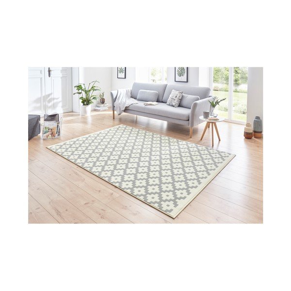 Kreemjas ja hall vaip Celebration , 160 x 230 cm Lattice - Hanse Home-image-1