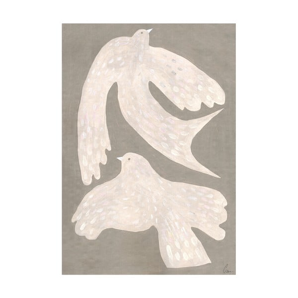Plakat 30×40 cm Two Birds – The Poster Club