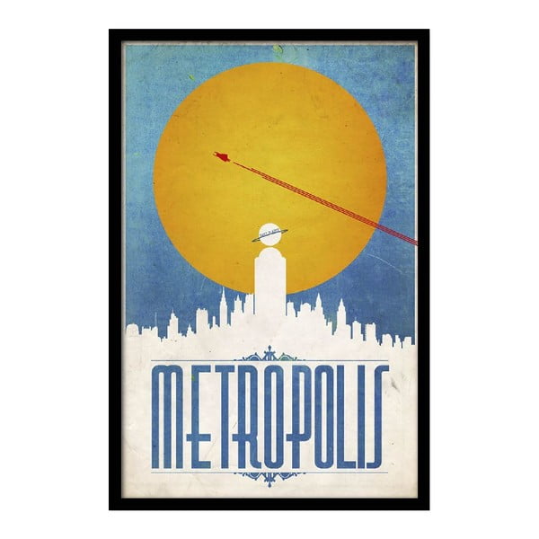 Plakát Metropolis, 35x30 cm