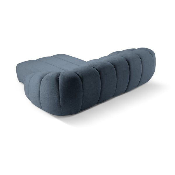 Sinine sametist nurgadiivan (parem nurk) Diana - Micadoni Home-image-3