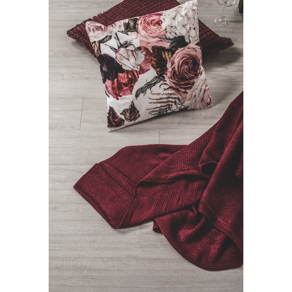 Roosa puuvillane dekoratiivpadi Waffle, 45 x 45 cm - Tiseco Home Studio-image-4