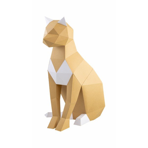 Kreativní sada pro skládání z papíru Papertime Hnědá Kočka-image-2