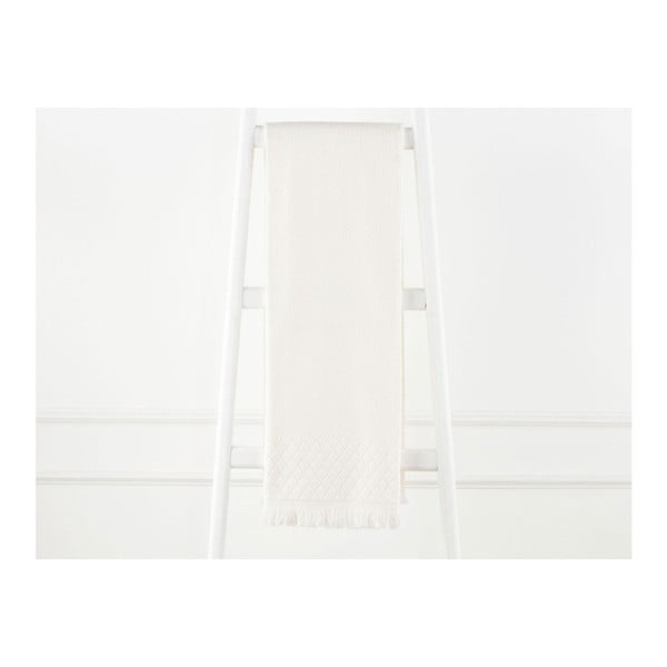 Krémově bílý bavlněný ručník Madame Coco Eleanor, 70 x 140 cm