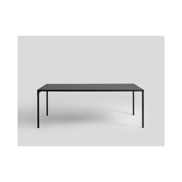 Černý kovový jídelní stůl Custom Form Obroos, 200 x 100 cm-image-1