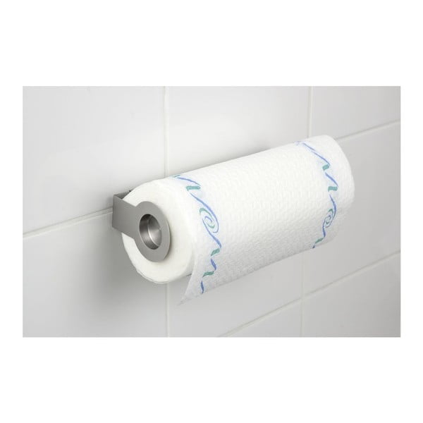 Hõbedane majapidamispaberi hoidja rippuv kroomitud teras Cerri – Wenko-image-4