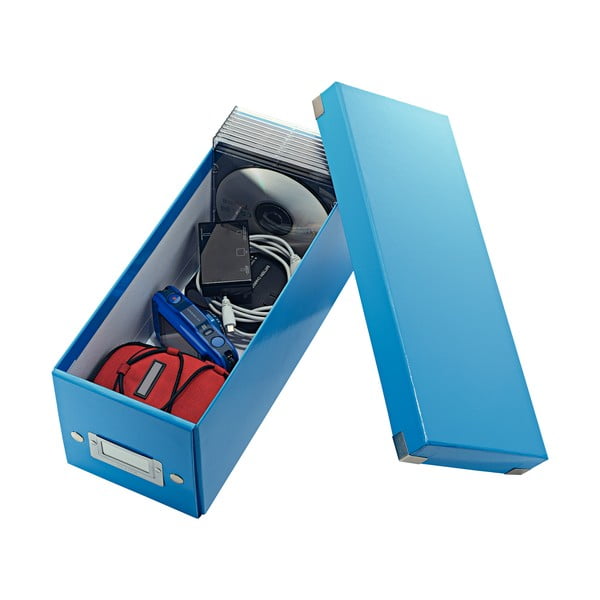 Sinine pappkast kaanega 14x35x14 cm Click&Store - Leitz-image-2