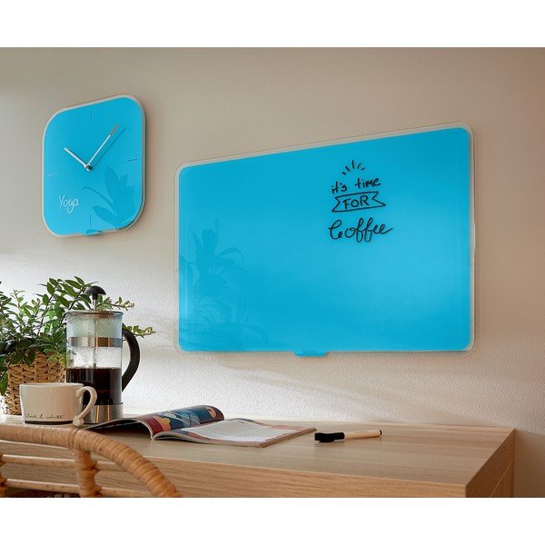 Sinine klaasist magnettahvel , 60 x 40 cm Cosy - Leitz-image-1