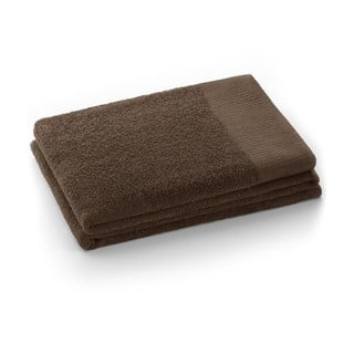 Pruun puuvill frotee rätik 50x100 cm Amari – Restilo