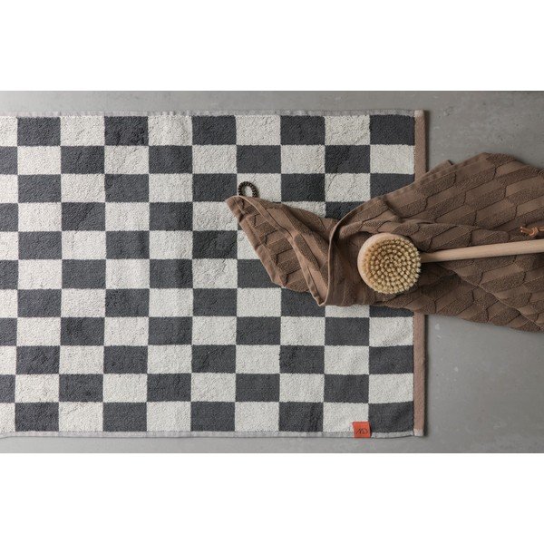 Antratsiitne/beež orgaanilisest puuvillast dušimatt 50x80 cm Retro - Mette Ditmer Denmark-image-2