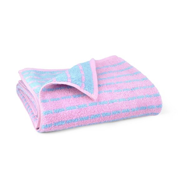 Sinine/roosa bambuse seguga froteerätik 70x140 cm Nuance - JUNA