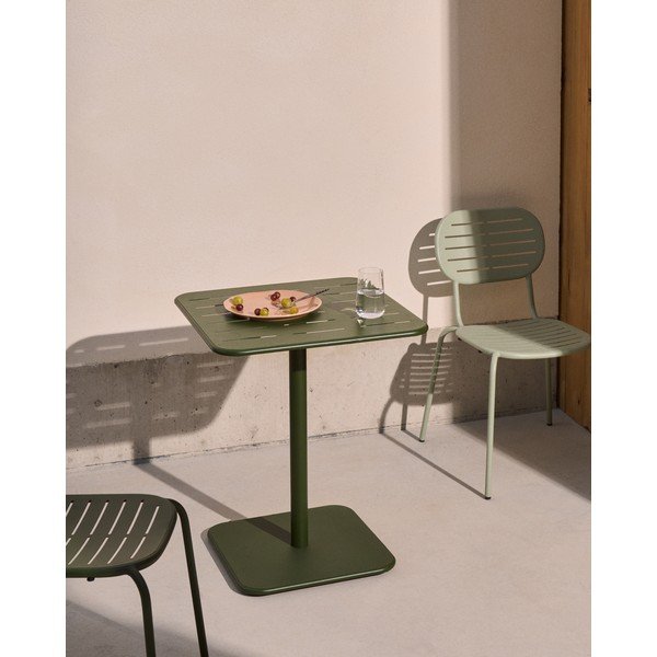 Terasest aia söögilaud 70x70 cm Brai - Kave Home-image-1