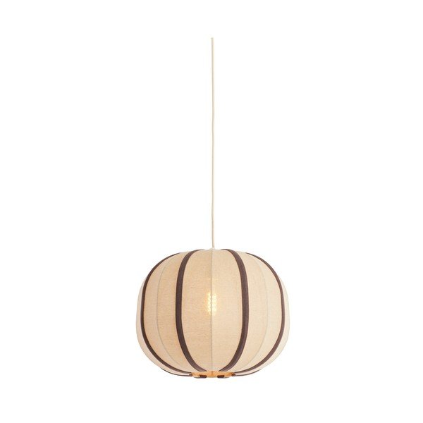 Kreemikas ripplamp kangast varjuga Esmiria - Light & Living-image-2