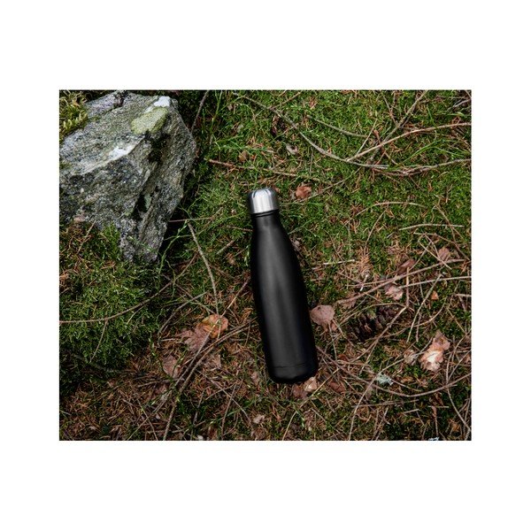 Černá termolahev z nerezové oceli Sagaform Hot&Cold, 500 ml-image-3