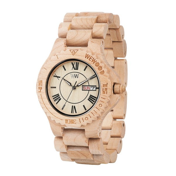 Dřevěné hodinky Roman Beige