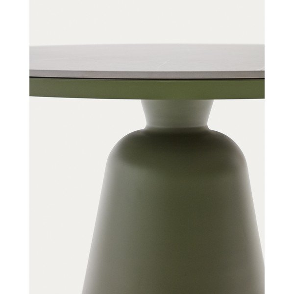 Ümmargune aia söögilaud keraamilise pealispinnaga ø 120 cm Tudons - Kave Home-image-4