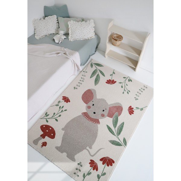 Kreem laste vaip 120x170 cm Poly - Nattiot-image-4