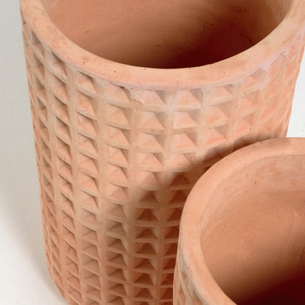Lillepoti katted komplektis  2 tk terrakotta ø 34 cm Celi – Kave Home-image-4
