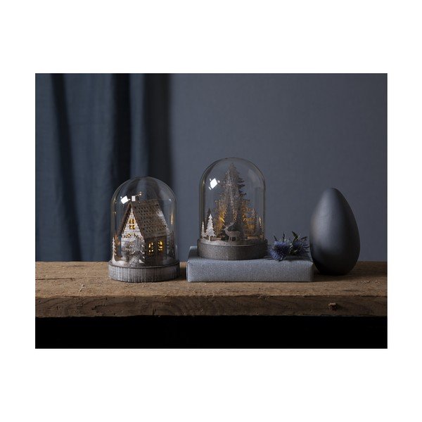 Pruun LED jõuluvalgustuse kaunistus e, kõrgus 17,5 cm Kupol - Star Trading-image-2