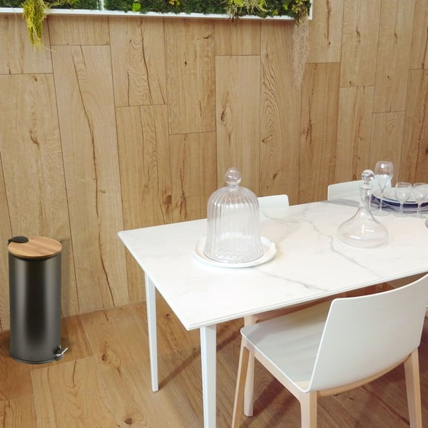 Matt must terasest prügikast 30 l Adonis - Spirella-image-2