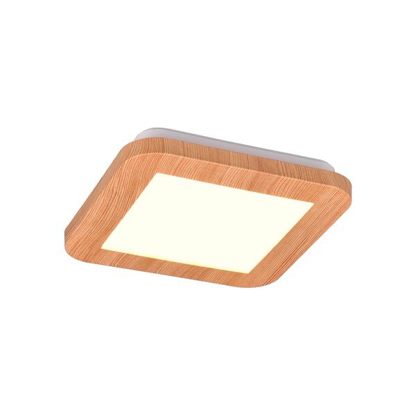 LED laevalgusti puiduimitatsiooniga  17x17 cm Camillus - Reality-image-1