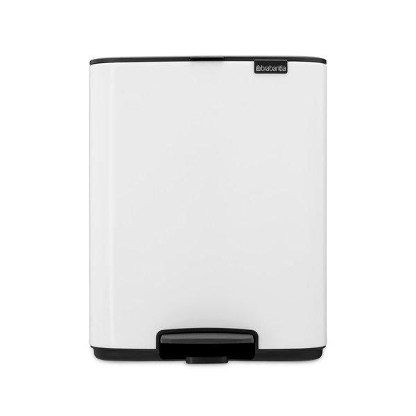 Valge terasest prügikast 12 l Bo - Brabantia-image-4