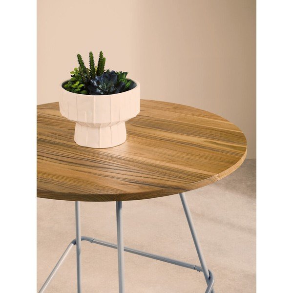 Ümmargune söögilaud jalakaspuust, läbimõõduga 80 cm District - Premier Housewares-image-2