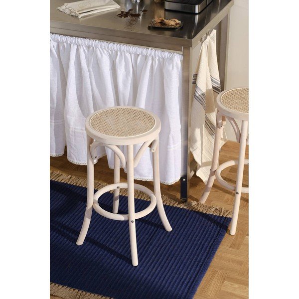 2 naturaalses värvitoonis rotangist baaritooli komplektis (istme kõrgus 65,5 cm) Koster - Jotex-image-1