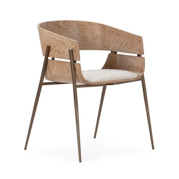 Polsterdatud söögitoolid käetugedega, 2 tk komplektis Naia - MOME